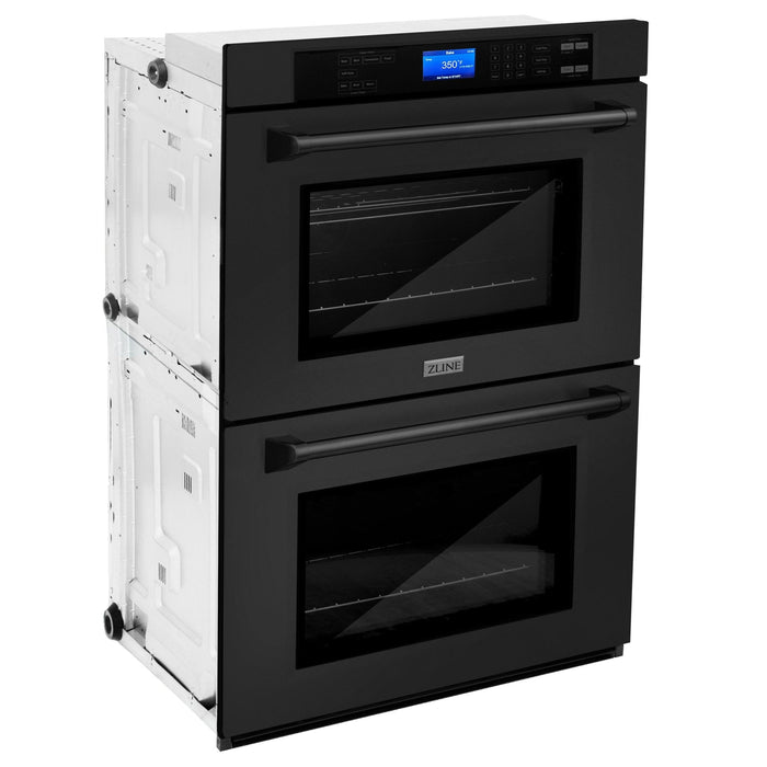 ZLINE 30" Professional Double Wall Oven with Self Clean and True Convection in Stainless Steel (AWD-30)