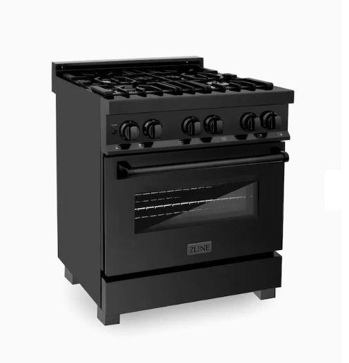 ZLINE 30" Professional Free Standing Dual Fuel Range with Gas Stove and Electric Oven