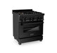 ZLINE 30" Professional Free Standing Dual Fuel Range with Gas Stove and Electric Oven