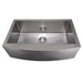 ZLINE 33" Vail Farmhouse Apron Mount Single Bowl Kitchen Sink with Bottom Grid 