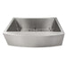 ZLINE 33" Vail Farmhouse Apron Mount Single Bowl Kitchen Sink with Bottom Grid 