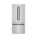 ZLINE 36" Autograph Edition 19.6 cu. ft. Built-in 2-Door Bottom Freezer Refrigerator with Internal Water and Ice Dispenser in Stainless Steel with Accents RBIVZ-304-36