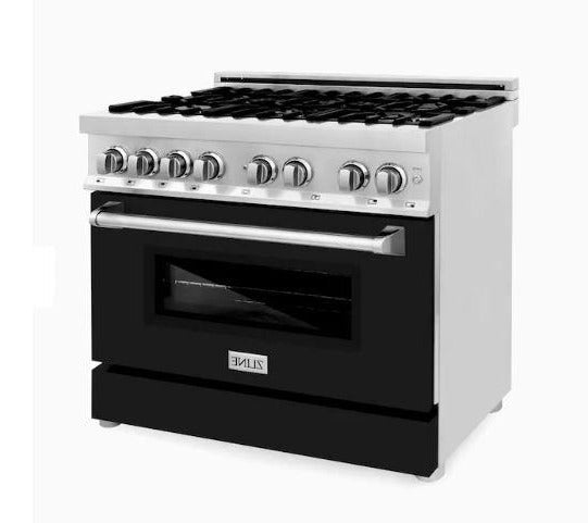 ZLINE 36" Professional Dual Fuel Range with Gas Stove and Electric Oven in Stainless Steel