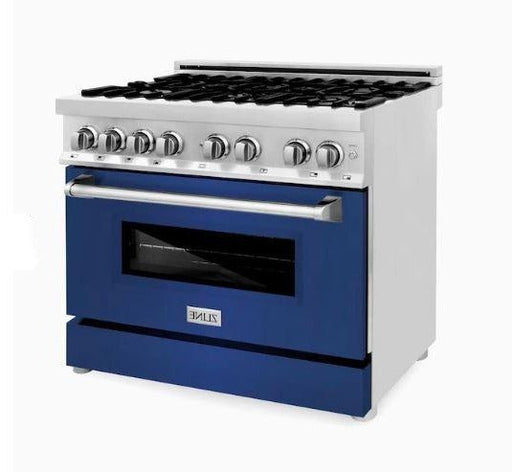 ZLINE 36" Professional Dual Fuel Range with Gas Stove and Electric Oven in Stainless Steel