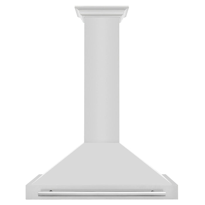 ZLINE 36" Stainless Steel Range Hood with Stainless Steel Handle 