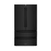 ZLINE 4-Piece Appliance Package - 30 In. Rangetop, Range Hood, Refrigerator, and Double Wall Oven in Black Stainless Steel - 4KPR-RTBRH30-AWD