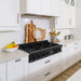 ZLINE 4-Piece Appliance Package - 30 In. Rangetop, Range Hood, Refrigerator, and Double Wall Oven in Black Stainless Steel - 4KPR-RTBRH30-AWD