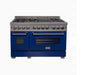 ZLINE 48" DuraSnow Stainless Steel 6.0 cu.ft. 7 Gas Burner/Electric Oven Range