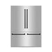 ZLINE 60" Autograph Edition 32.2 cu. ft. Built-in 4-Door French Door Refrigerator with Internal Water and Ice Dispenser in Stainless Steel with Accents RBIVZ-304-60