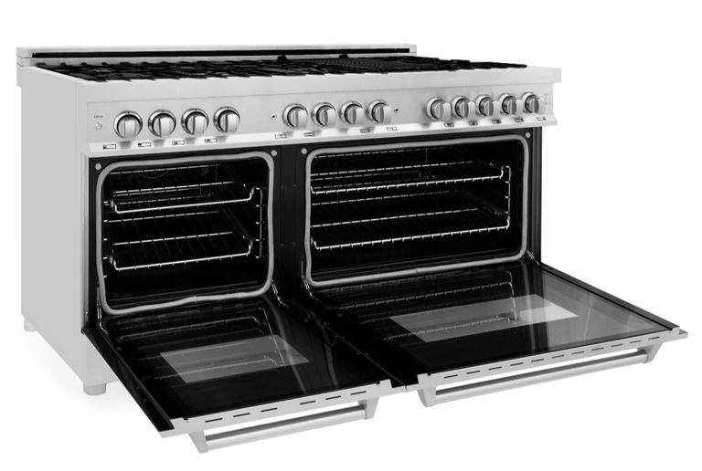 ZLINE Appliance Package - 60 in. Dual Fuel Range & 60 in. Range Hood Package - 2KP-RARHC60