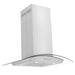 ZLINE Alpine Series Convertible Island Mount Range Hood in Stainless Steel 