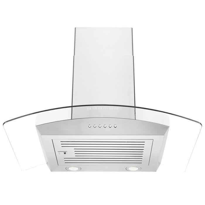 ZLINE Alpine Series Ducted Wall Mount Range Hood in Stainless Steel 