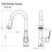 ZLINE Dali Kitchen Faucet in Brushed Nickel