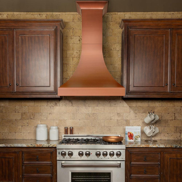 ZLINE Designer Series Copper Finish Wall Range Hood