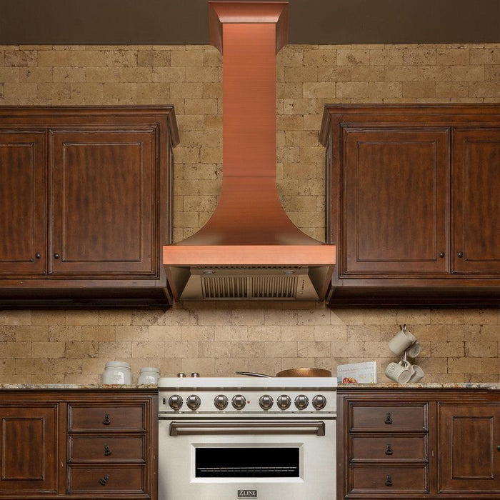 ZLINE Designer Series Copper Finish Wall Range Hood