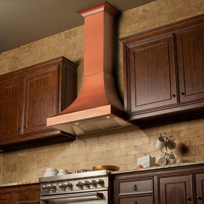 ZLINE Designer Series Copper Finish Wall Range Hood