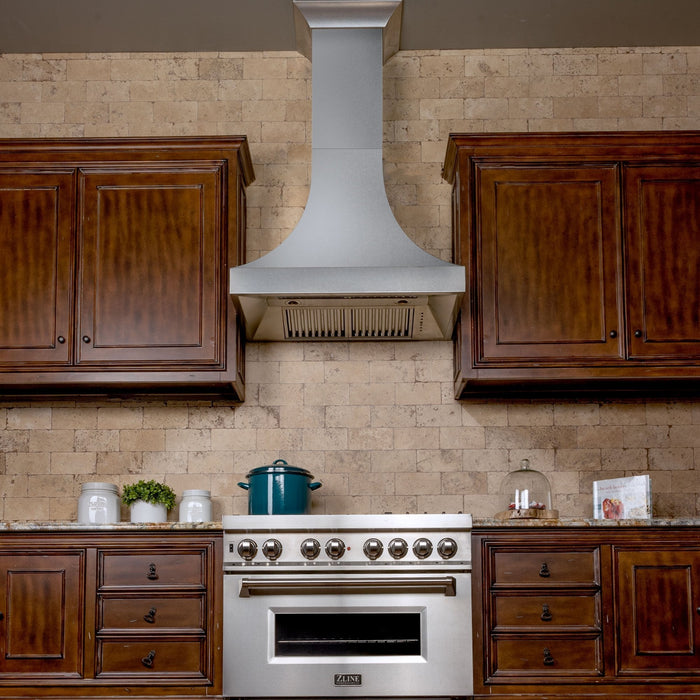 ZLINE Designer Series DuraSnow Stainless Steel Wall Range Hood