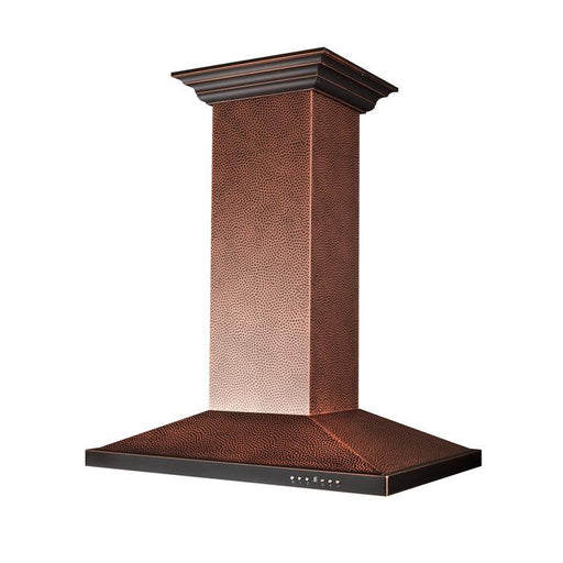 ZLINE Designer Series Hand Hammered Copper Island Mount Range Hood