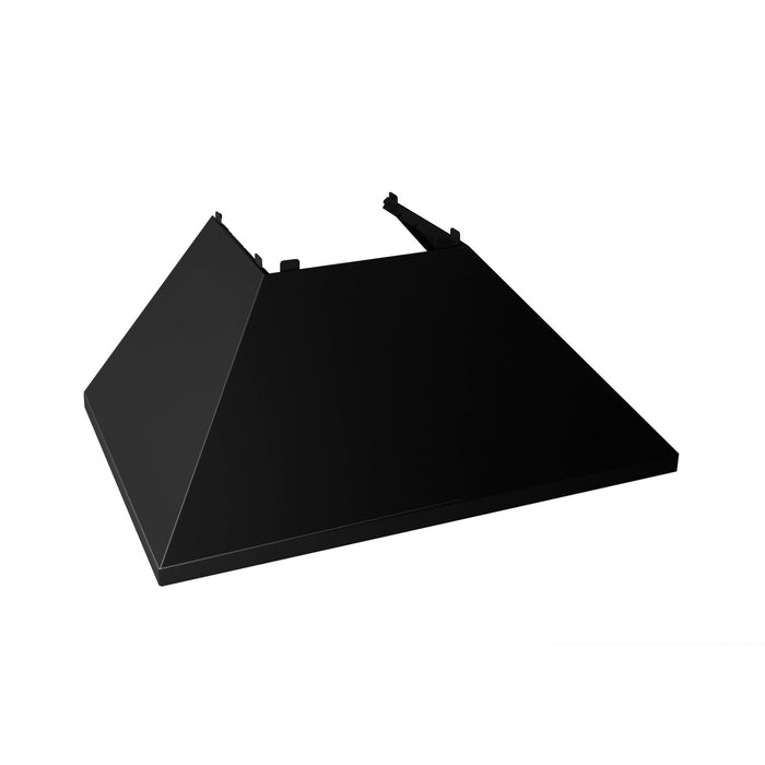 Zline DuraSnow Stainless Steel Range Hood with Black Matte Shell