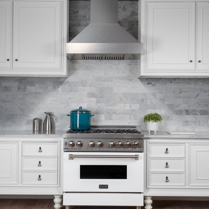 ZLINE DuraSnow Stainless Steel Range Hood with DuraSnow Shell