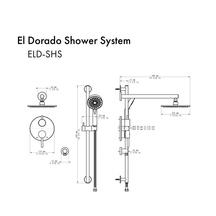 ZLINE El Dorado Shower System