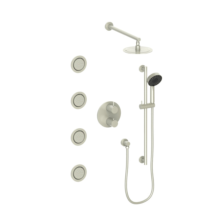 ZLINE Emerald Bay Thermostatic Shower System with Body Jets 