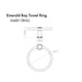 ZLINE Emerald Bay Towel Ring with color options