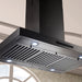 ZLINE Island Mount Range Hood in Black Stainless Steel