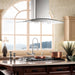 ZLINE Island Mount Range Hood in Stainless Steel & Glass