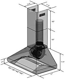 ZLINE Professional Wall Mount Range Hood in Stainless Steel 