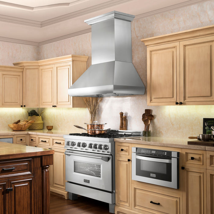 ZLINE Professional Wall Mount Range Hood in Stainless Steel 