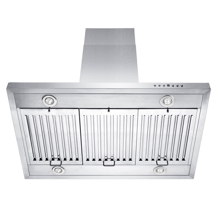 ZLINE Remote Blower Island Mount Range Hood in Stainless Steel