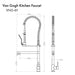 ZLINE Van Gogh Kitchen Faucet with Color Options - VNG-KF