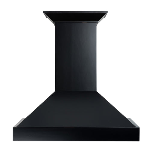 ZLINE Wooden Wall Mount Range Hood in Black - Includes Motor